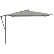glatz zweefparasol sunwing® casa 270x270cm vierkant stofklasse 4 (antraciet frame) smoke