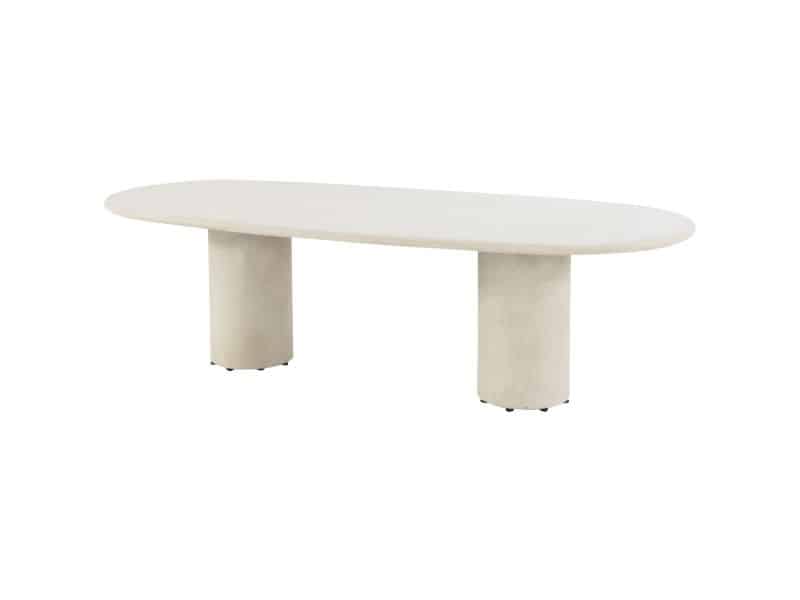 Hampton dining tuintafel ovaal mortex beige 240x105xH75 cm 4 Seasons Outdoor