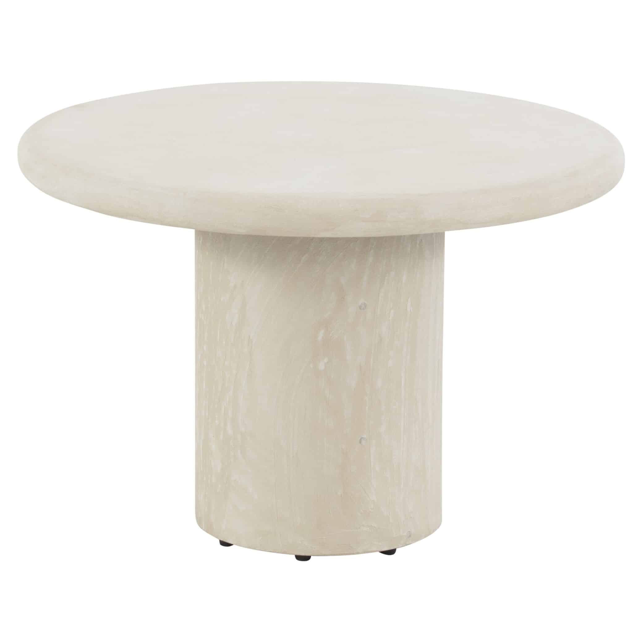 hampton lounge tuintafel rond mortex beige 60xh40 cm 4 seasons outdoor