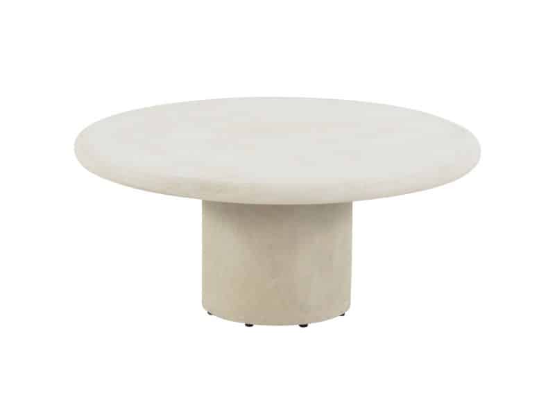 Hampton lounge tuintafel rond mortex beige 80xH35 cm 4 Seasons Outdoor