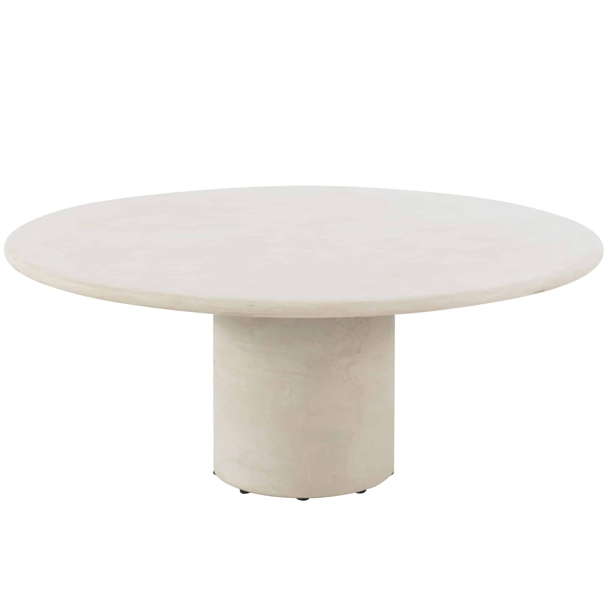 hampton low dining tuintafel rond mortex beige 160xh69 cm 4 seasons outdoor