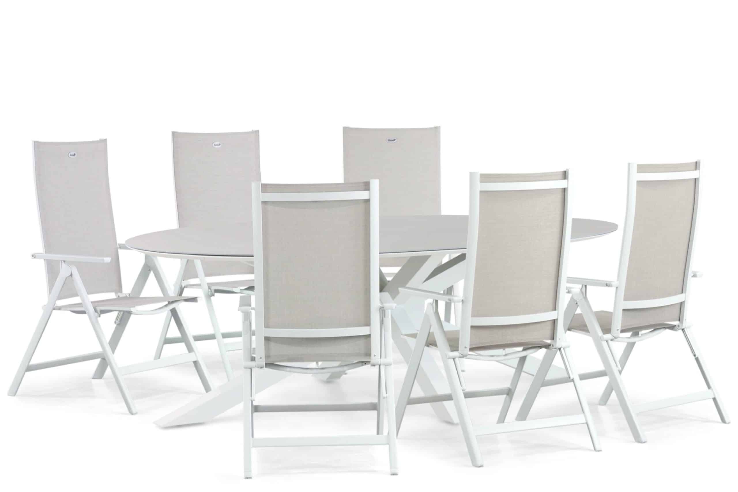 hartman aruba/cervola 240 cm dining tuinset 7 delig