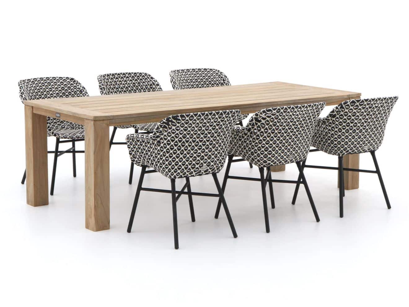 hartman delphine/rough x 240cm dining tuinset 7 delig laagste prijsgarantie!