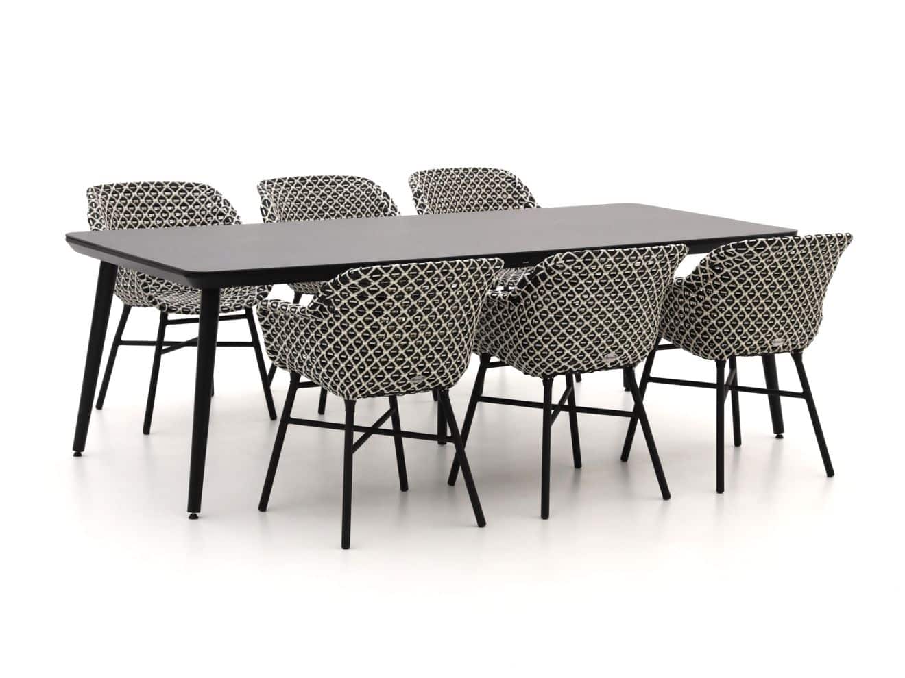 hartman delphine/studio 240cm dining tuinset 7 delig laagste prijsgarantie!