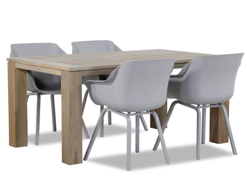 Hartman Sophie element/Brighton 165 cm dining tuinset 5-delig