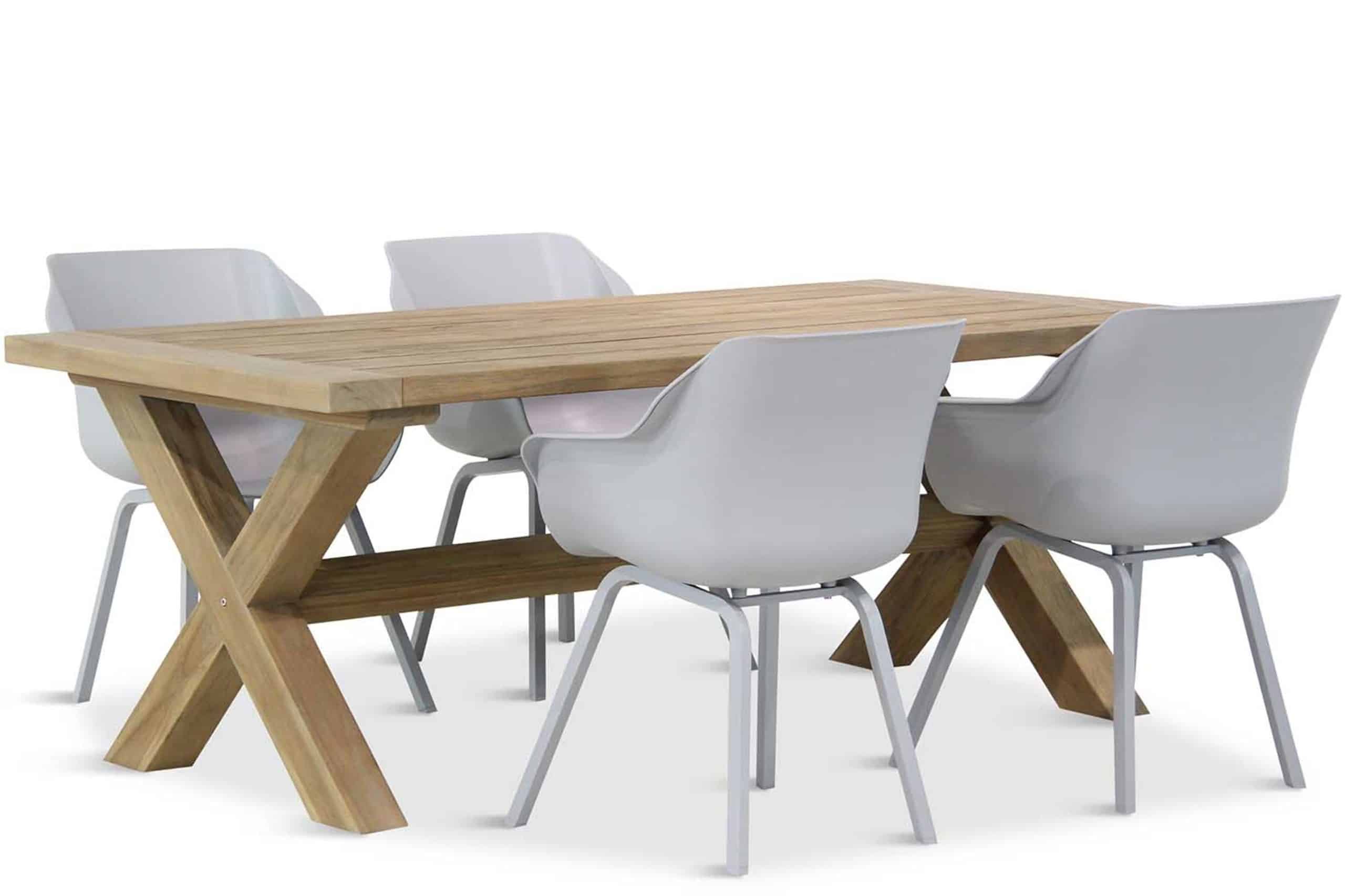 hartman sophie element/oregon 200 cm dining tuinset 5 delig