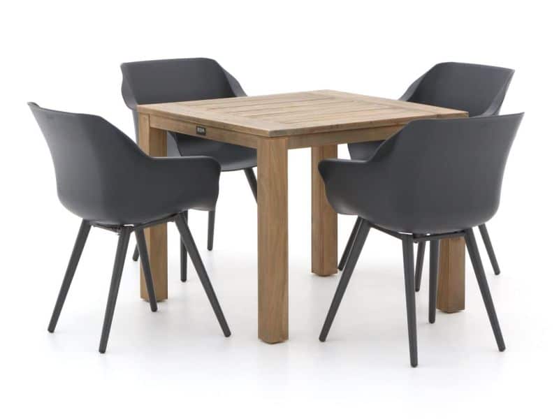 Hartman Sophie Studio/ROUGH-S 90cm dining tuinset 5-delig - Laagste prijsgarantie!