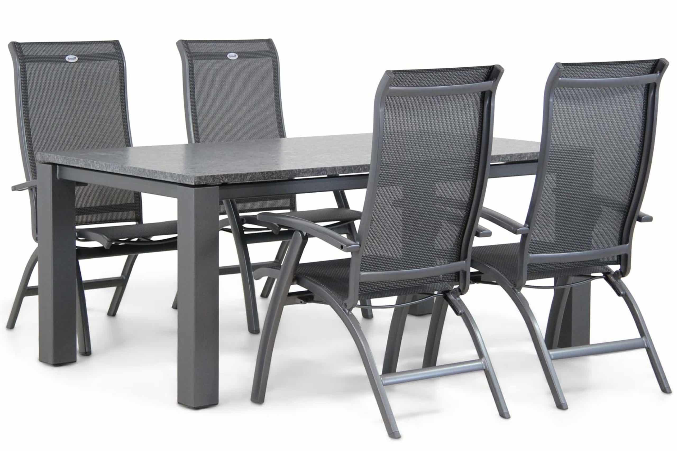 hartman summerland/alaska 180 cm dining tuinset 5 delig