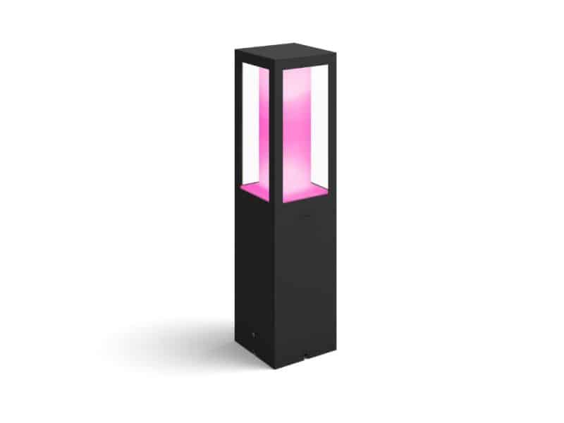 Hue Impress sokkellamp wit en gekleurd licht laag - Philips