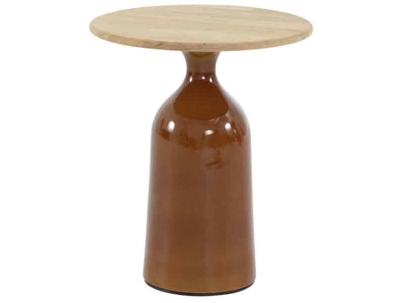 June lounge tuintafel hoogglans keramiek caramel 45xH55 cm 4 Seasons Outdoor