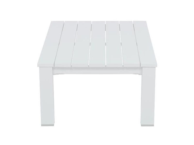 Lincoln lounge tafel 140x70 mat wit - Garden impressions