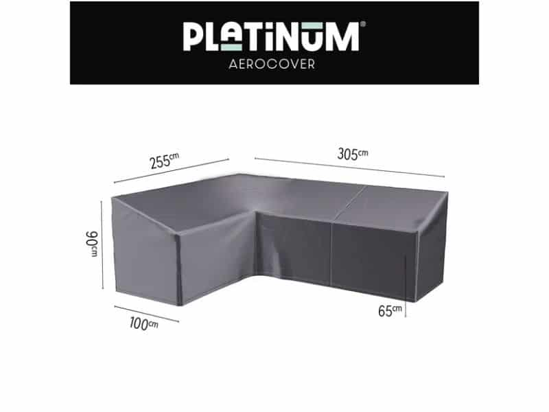 Loungesethoes 305x255x100xH65-90 links - Aerocover