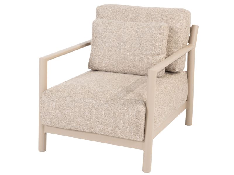 Mykonos lounge tuinstoel latte 4 Seasons Outdoor