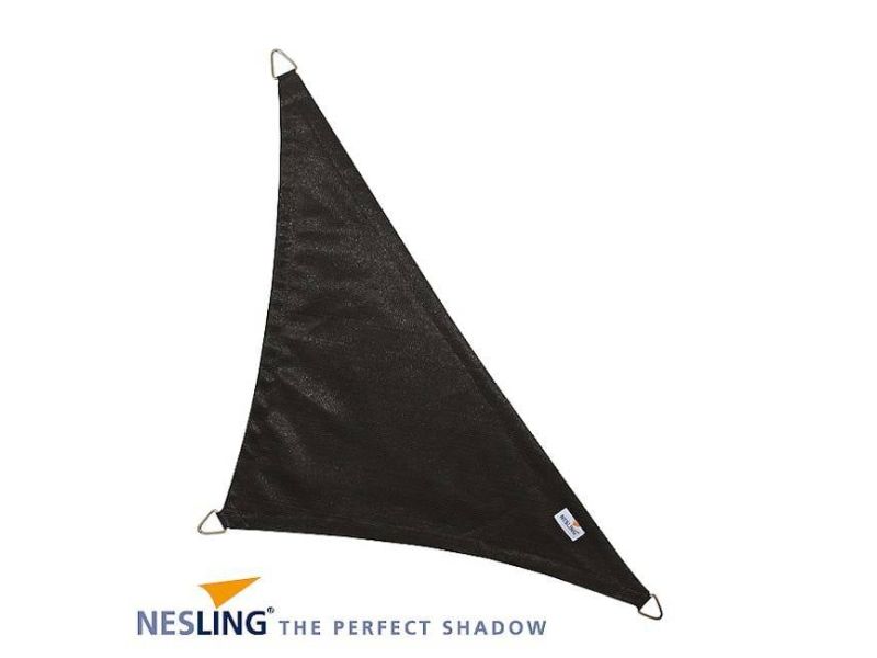 Nesling Coolfit 5 x 5 x 7.1 m zwart schaduwdoek