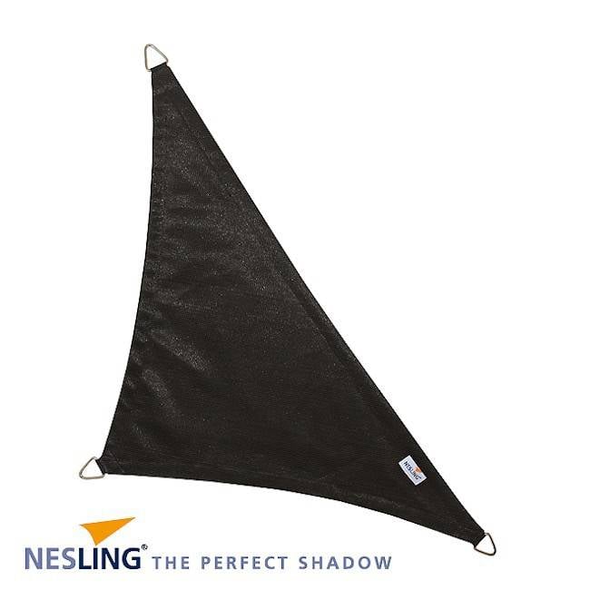 nesling coolfit 5 x 5 x 7.1 m zwart schaduwdoek