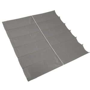 nesling coolfit harmonica schaduwdoek antraciet 2 x 4 meter