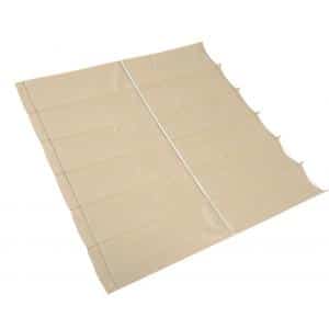 nesling coolfit harmonica schaduwdoek gebroken wit 2 x 4 meter