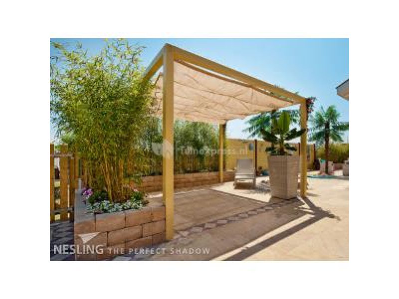 Nesling Coolfit harmonica schaduwdoek zand 2 x 3 meter