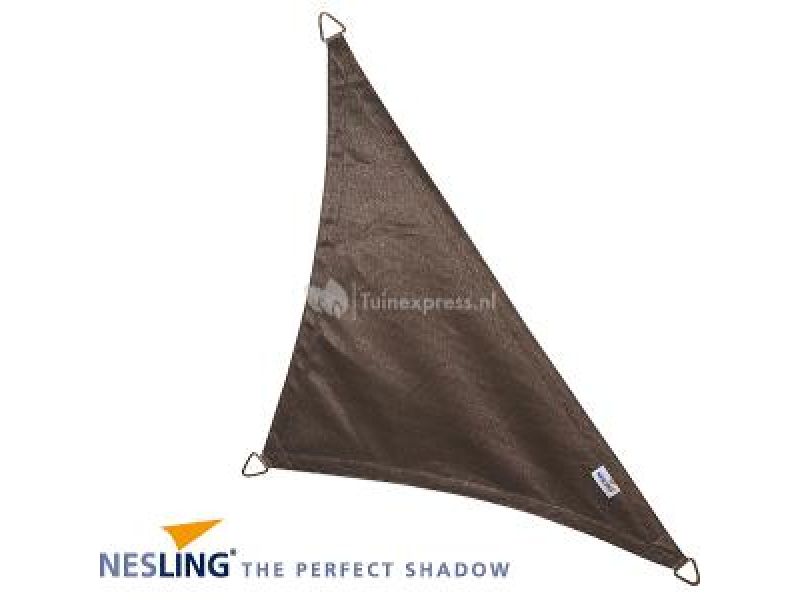 Nesling Coolfit schaduwdoek driehoek 90 graden antraciet 4 x 4 x 5.7 meter
