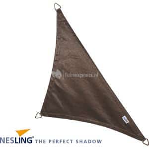 nesling coolfit schaduwdoek driehoek 90 graden antraciet 4 x 4 x 5.7 meter