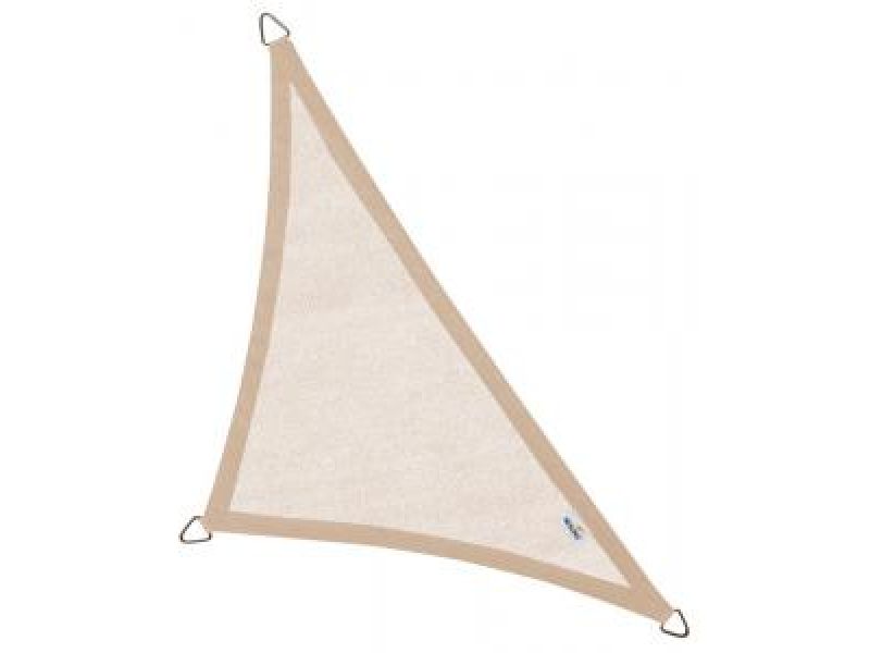 Nesling Coolfit schaduwdoek driehoek 90 graden zand 5 x 5 x 7.1 meter