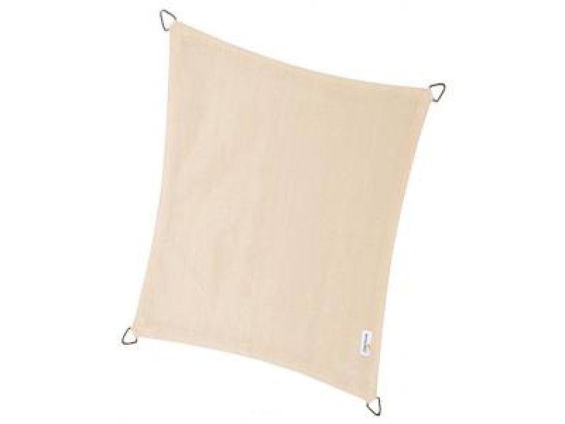 Nesling Coolfit schaduwdoek rechthoek gebroken wit 3 x 5 meter