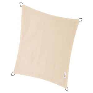 nesling coolfit schaduwdoek rechthoek gebroken wit 3 x 5 meter