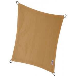 nesling coolfit schaduwdoek rechthoek zand 3 x 4 meter