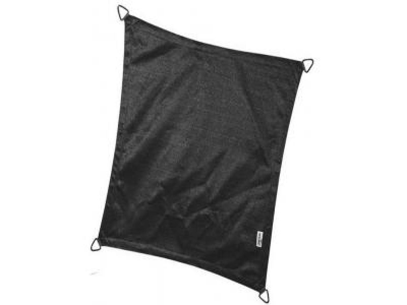 Nesling Coolfit schaduwdoek rechthoek zwart 3 x 4 meter