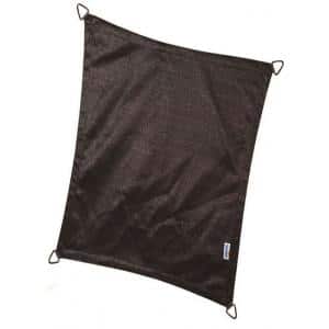 nesling coolfit schaduwdoek rechthoek zwart 3 x 5 meter