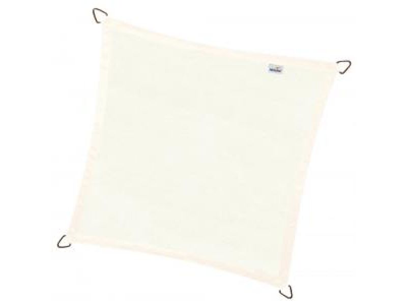 Nesling Coolfit schaduwdoek vierkant gebroken wit 5 x 5 x 5 meter