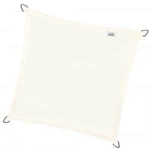 nesling coolfit schaduwdoek vierkant gebroken wit 5 x 5 x 5 meter