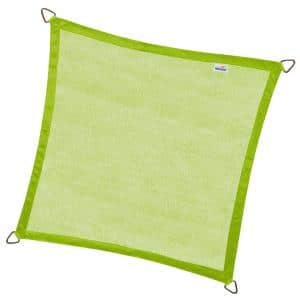nesling coolfit schaduwdoek vierkant lime groen 5 x 5 x 5 meter
