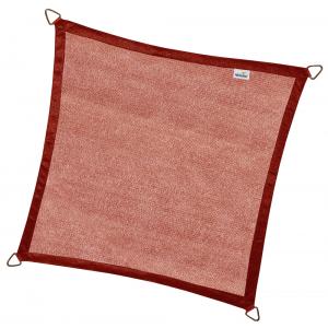 nesling coolfit schaduwdoek vierkant terracotta 5 x 5 x 5 meter