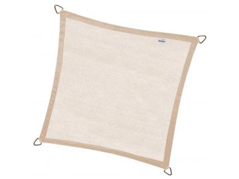 Nesling Coolfit schaduwdoek vierkant zand 5 x 5 x 5 meter