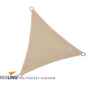 nesling dreamsail schaduwdoek driehoek creme 4 x 4 x 4 meter