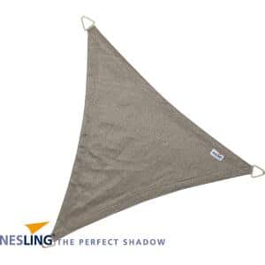 nesling dreamsail schaduwdoek driehoek grijs 4 x 4 x 4 meter