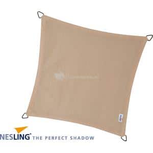 nesling dreamsail schaduwdoek vierkant creme 4 x 4 x 4 meter