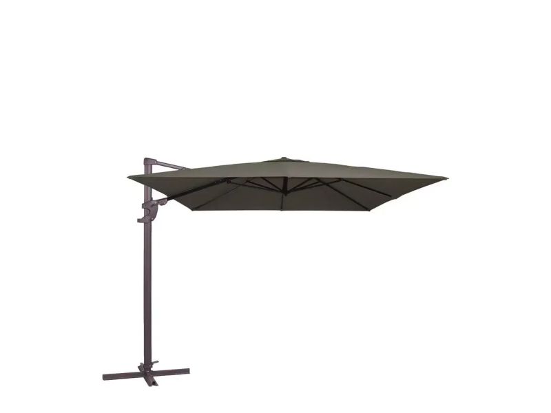 Parasol Monaco Flex Vierkant Grijs 300 x 300 cm Madison