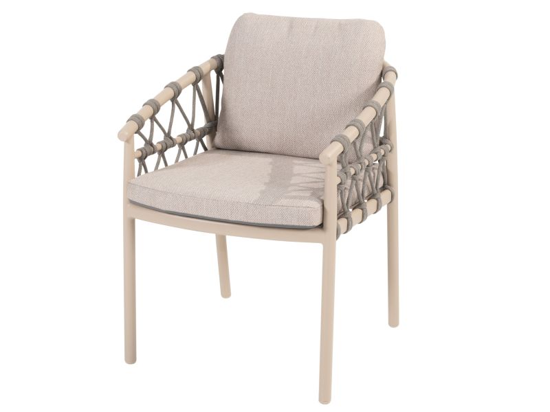 Piacenza dining tuinstoel latte Taste 4SO