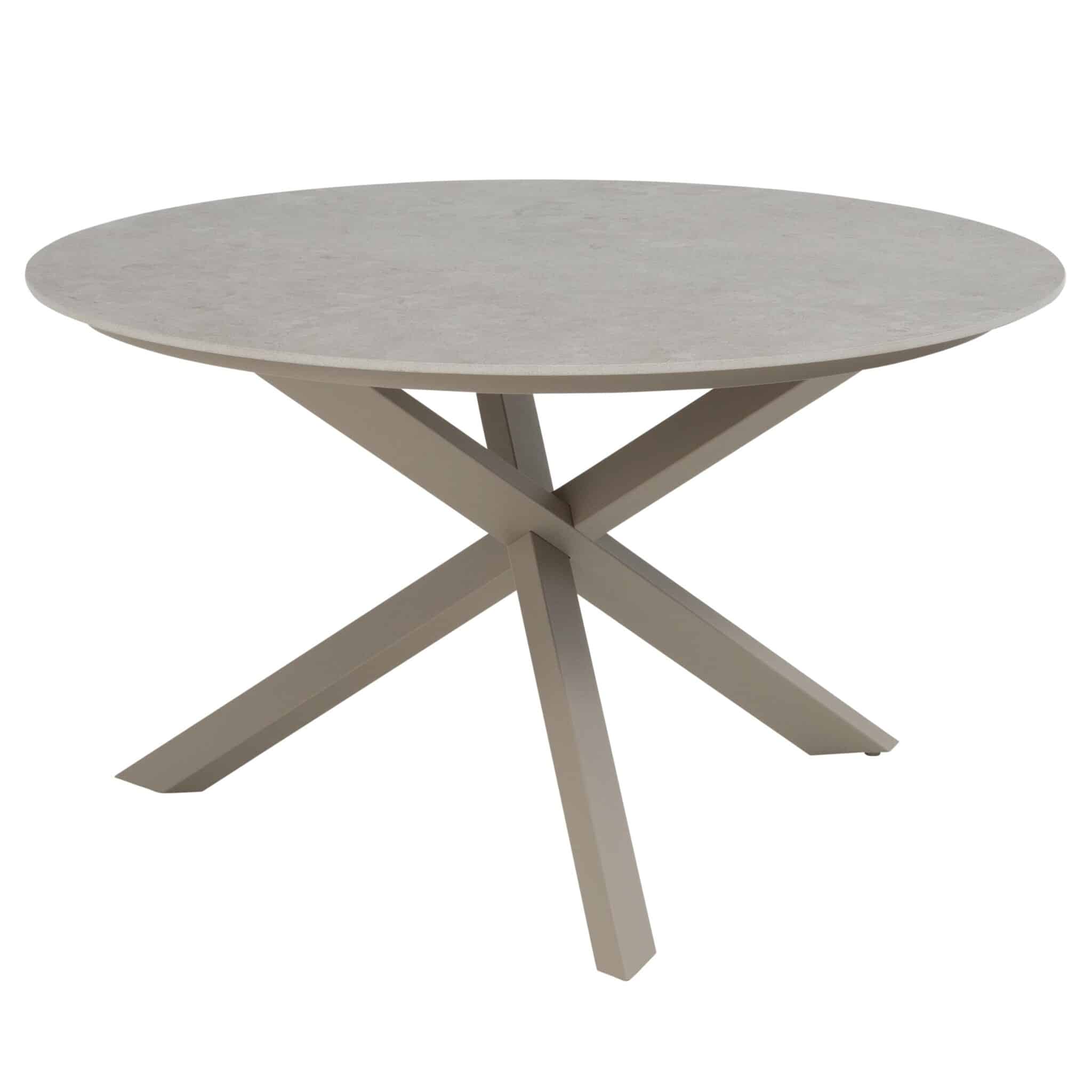 prado dining tuintafel 130xh75 cm keramiek latte taste 4so