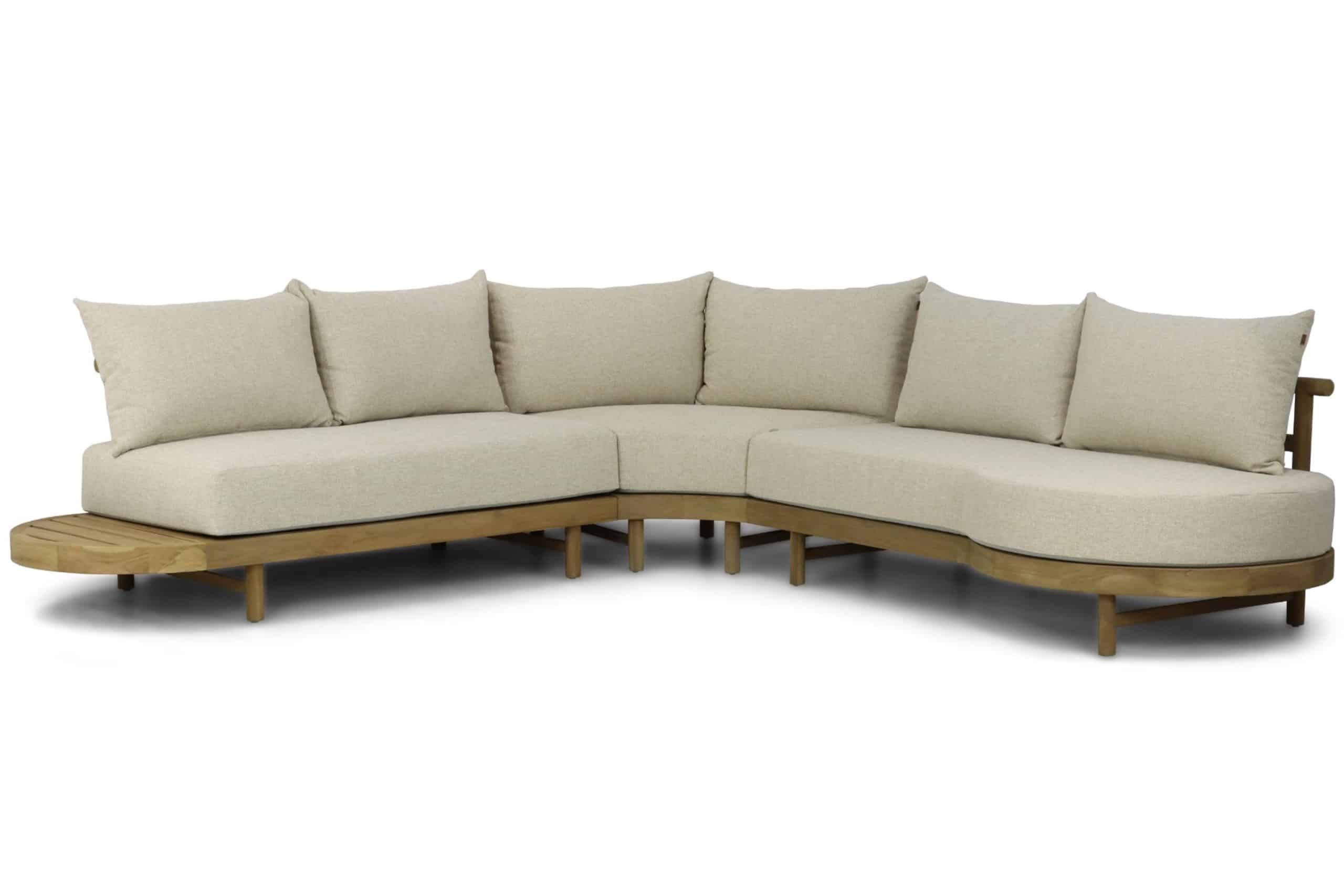 santika kayu hoek loungeset 3 delig