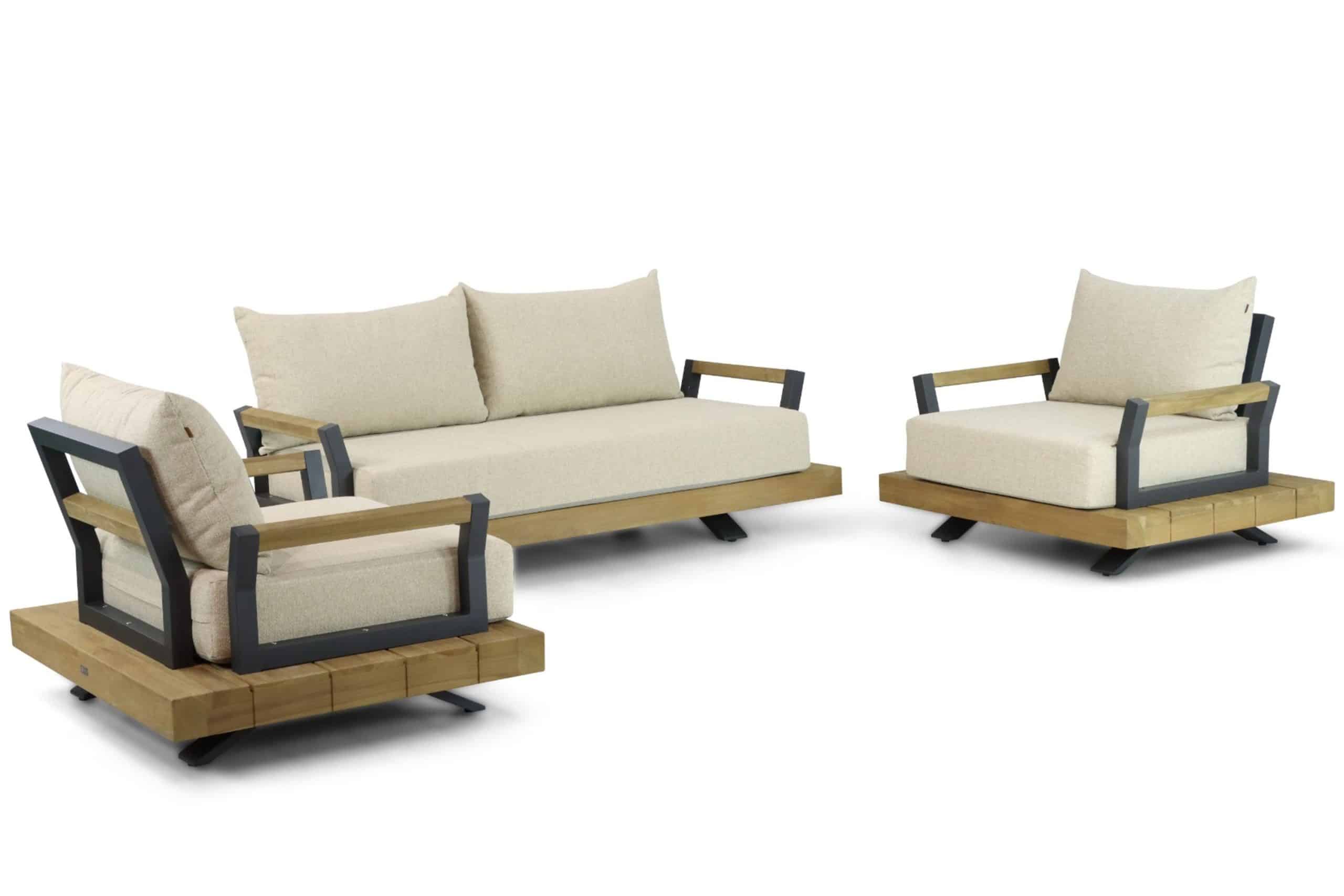 santika supreme stoel bank loungeset 3 delig