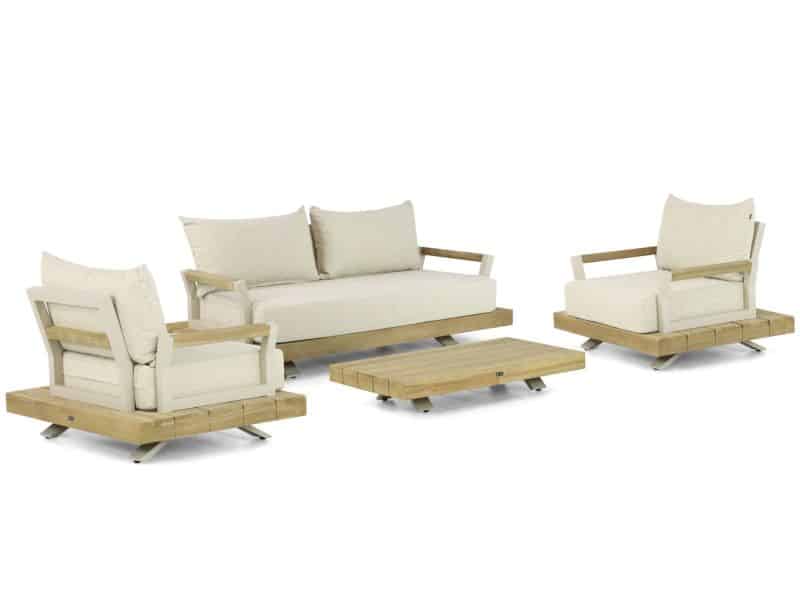 Santika Supreme stoel-bank loungeset 4-delig