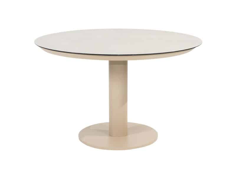 Sarah dining tuintafel 120xH75 cm printed ceramic latte Taste 4SO