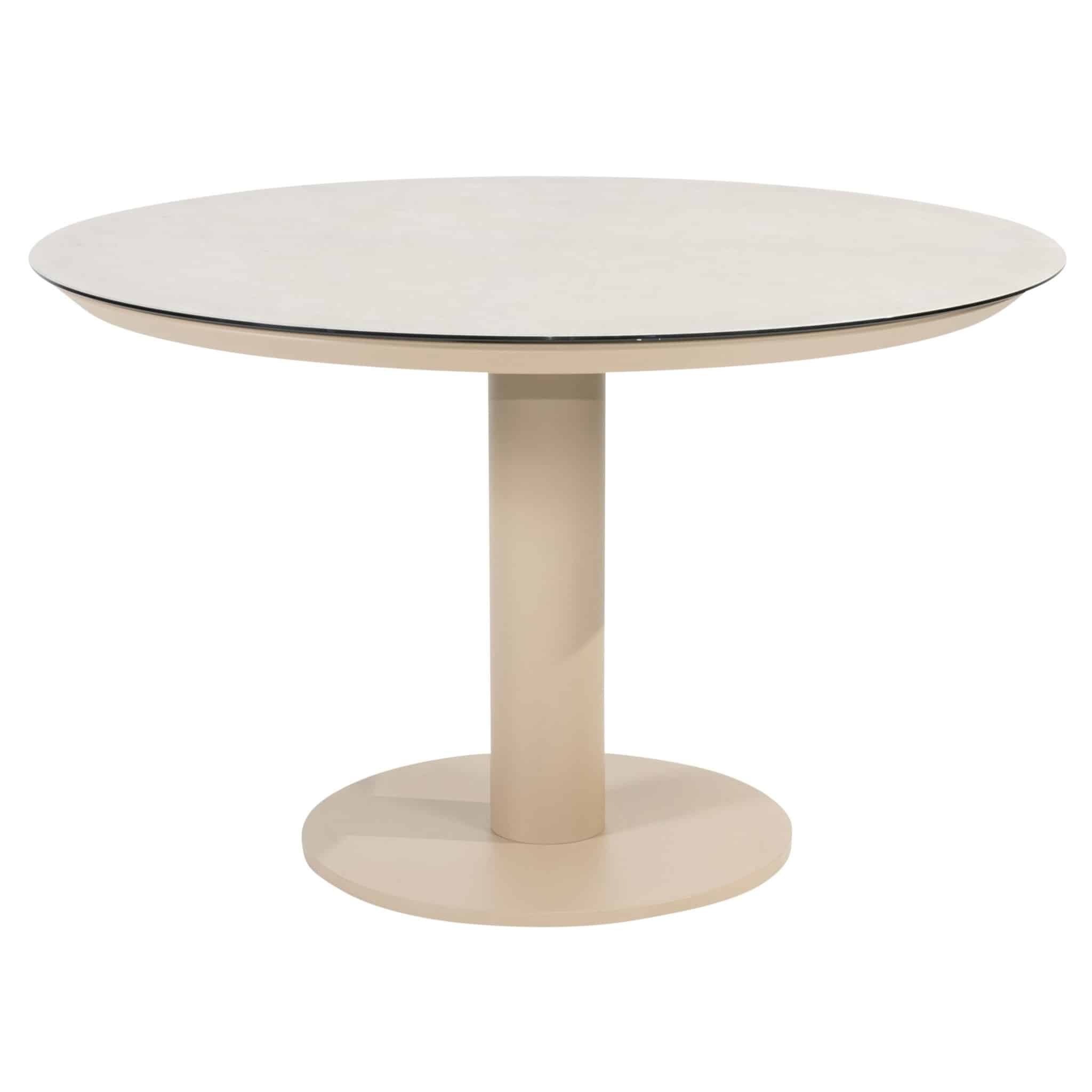 sarah dining tuintafel 120xh75 cm printed ceramic latte taste 4so