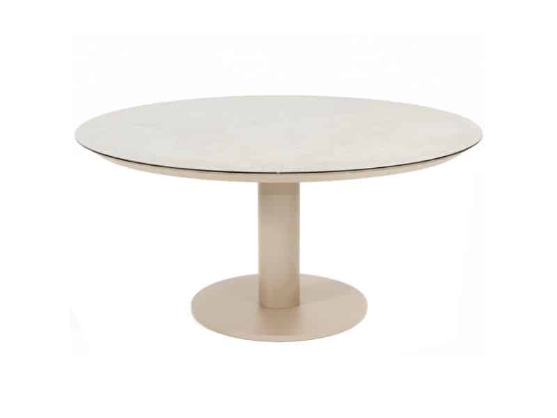 Sarah low dining tuintafel 130xH69 cm printed ceramic latte Taste 4SO