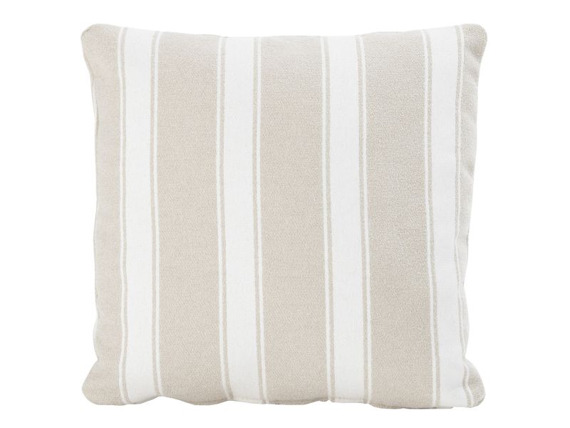 Sierkussen 50x50 cm boucle stripe cream 4 Seasons Outdoor