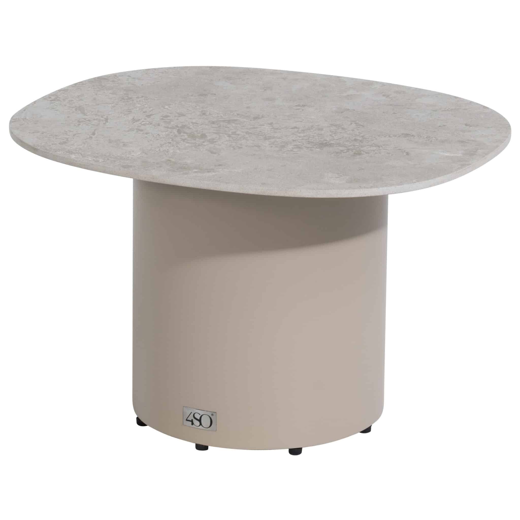 sofie lounge tuintafel 50x60xh35 cm latte 4 seasons outdoor