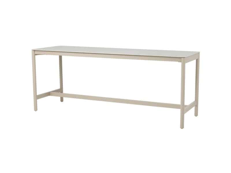Soho high dining tuintafel 220x75xH95 cm keramiek latte Taste 4SO